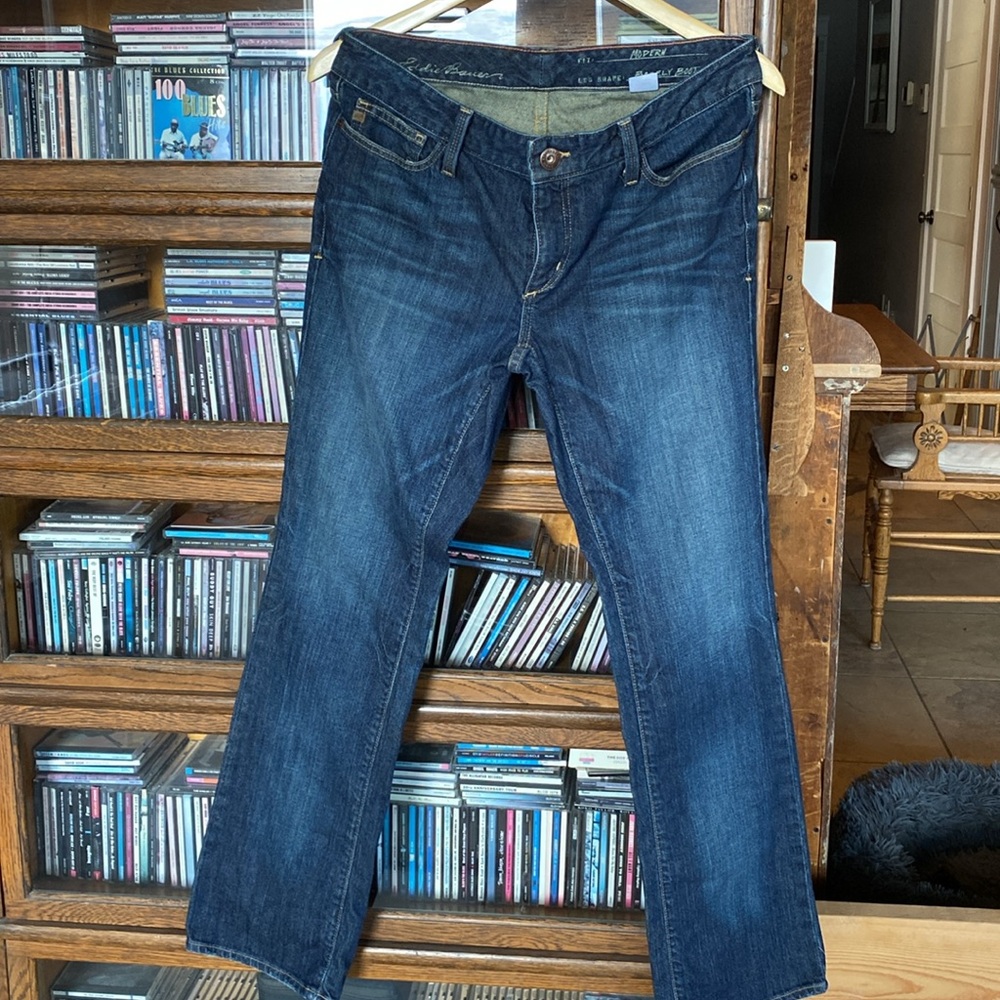 EDDIE BAUER Barely Boot Denim Jeans Size 8